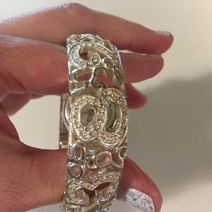 Hideaway watch bangle bracelet